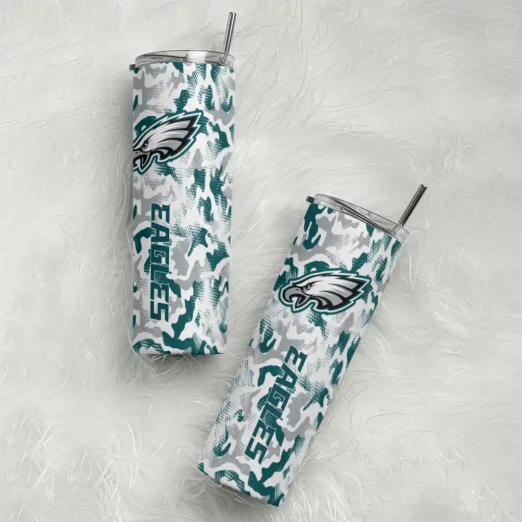personalized-philadelphia-eagles-claw-marks-green-white-skinny-tumbler-top-rated.webp