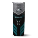 personalized-philadelphia-eagles-hexagon-honeycomb-green-black-skinny-tumbler-best-selling.webp