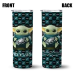 personalized-philadelphia-eagles-yoda-cozy-green-black-skinny-tumbler-best-selling.webp