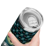 personalized-philadelphia-eagles-yoda-cozy-green-black-skinny-tumbler-best-selling.webp