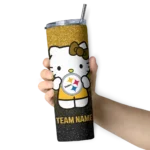 personalized-pittsburgh-steelers-hello-kitty-gold-black-skinny-tumbler-best-selling.webp