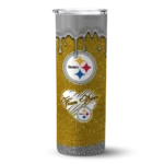 personalized-pittsburgh-steelers-pixel-fade-gold-skinny-tumbler-best-selling.webp