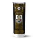 personalized-pittsburgh-steelers-stacked-diamond-gold-skinny-tumbler-best-selling.webp