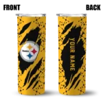 personalized-pittsburgh-steelers-star-pop-gold-black-skinny-tumbler-best-selling.webp