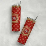 personalized-san-francisco-49ers-camo-streak-red-skinny-tumbler-best-selling.webp
