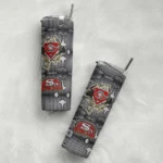 personalized-san-francisco-49ers-chevron-v-red-gray-skinny-tumbler-best-selling.webp