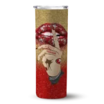 personalized-san-francisco-49ers-sparkle-lips-red-skinny-tumbler-best-selling.webp