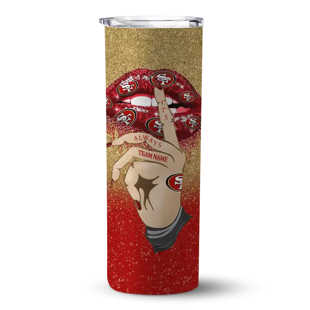 personalized-san-francisco-49ers-sparkle-lips-red-skinny-tumbler-best-selling.webp personalized san francisco 49ers sparkle lips red skinny tumbler best selling