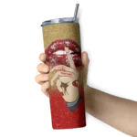 personalized-san-francisco-49ers-sparkle-lips-red-skinny-tumbler-best-selling.webp