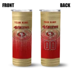 personalized-san-francisco-49ers-swirl-texture-red-skinny-tumbler-best-selling.webp
