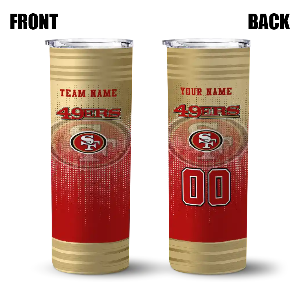 personalized-san-francisco-49ers-swirl-texture-red-skinny-tumbler-fashion-forward.webp