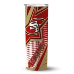 personalized-san-francisco-49ers-web-stripes-red-white-skinny-tumbler-best-selling.webp
