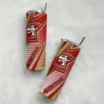 personalized-san-francisco-49ers-web-stripes-red-white-skinny-tumbler-best-selling.webp