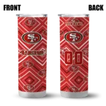 personalized-san-francisco-49ers-zipper-leopard-red-skinny-tumbler-best-selling.webp
