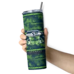 personalized-seattle-seahawks-chevron-patch-blue-skinny-tumbler-best-selling.webp