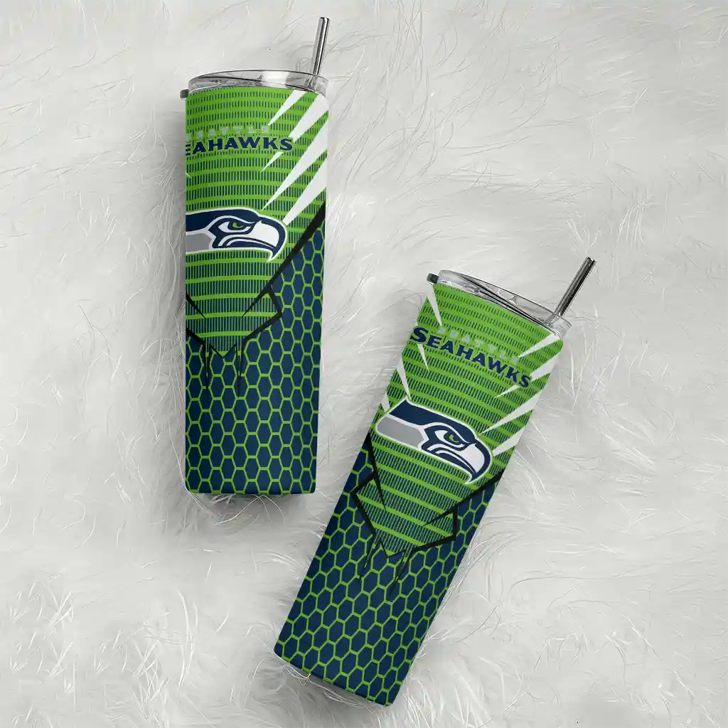 personalized-seattle-seahawks-chevron-stripes-blue-skinny-tumbler-top-rated.webp