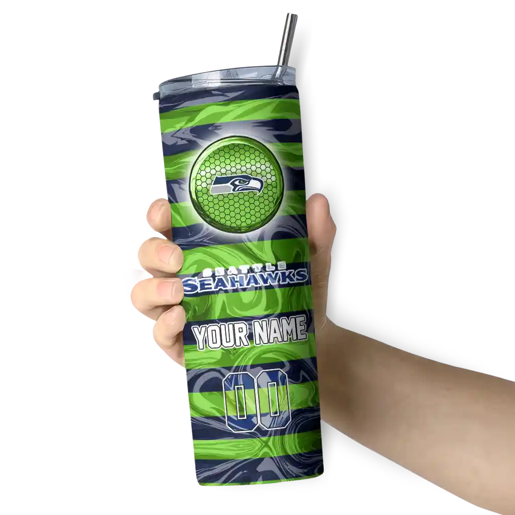 personalized-seattle-seahawks-patterned-waves-blue-skinny-tumbler-premium-grade.webp