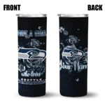 personalized-seattle-seahawks-rose-romance-blue-black-skinny-tumbler-best-selling.webp