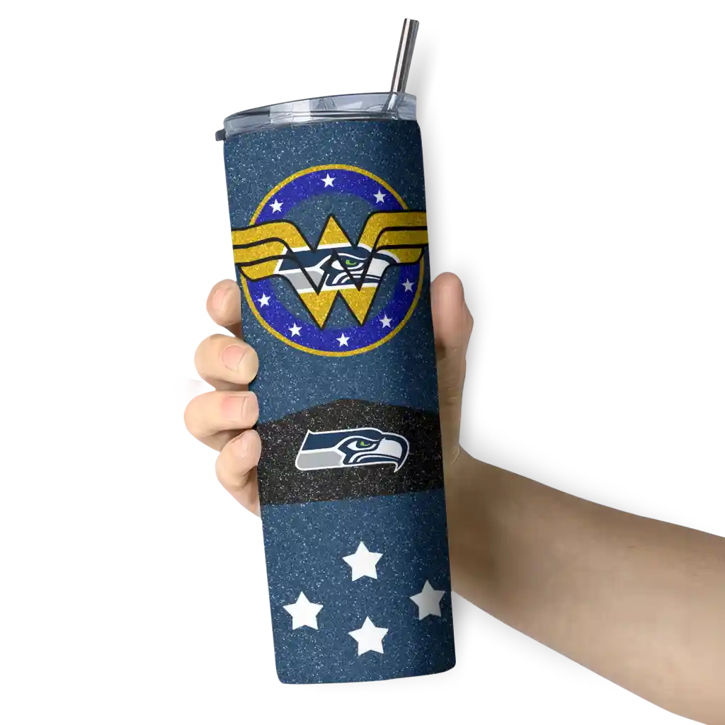 personalized-seattle-seahawks-star-cluster-blue-skinny-tumbler-premium-grade.webp