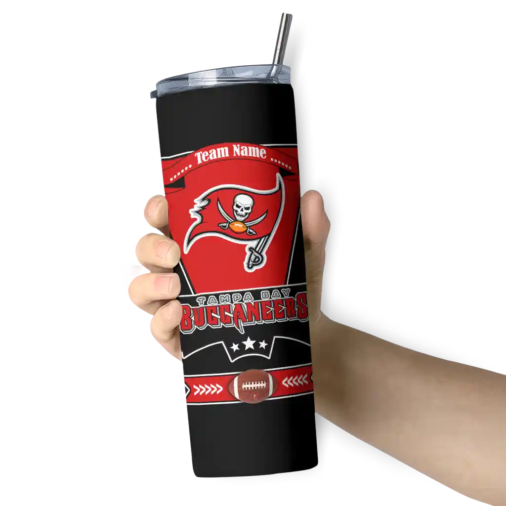 personalized-tampa-bay-buccaneers-helmet-belt-red-black-skinny-tumbler-premium-grade.webp