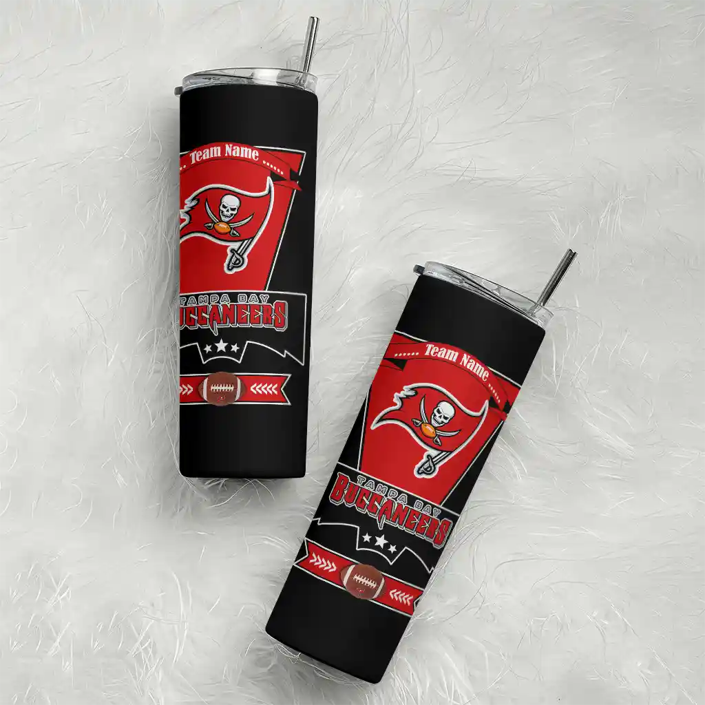 personalized-tampa-bay-buccaneers-helmet-belt-red-black-skinny-tumbler-top-rated.webp