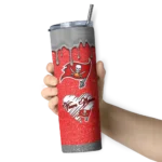 personalized-tampa-bay-buccaneers-pixel-fade-red-skinny-tumbler-best-selling.webp