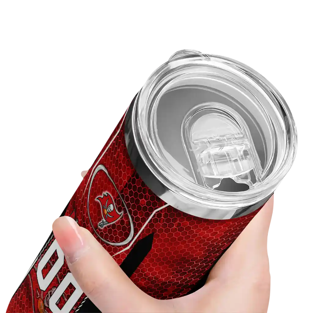 personalized-tampa-bay-buccaneers-stacked-diamond-red-skinny-tumbler-high-quality.webp