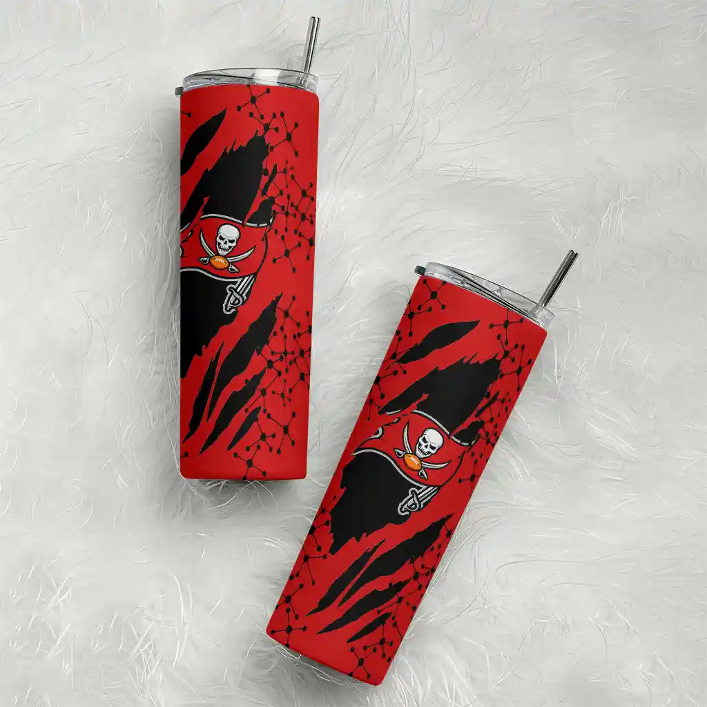 personalized-tampa-bay-buccaneers-star-pop-red-black-skinny-tumbler-top-rated.webp