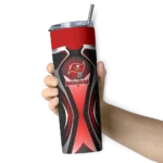 personalized-tampa-bay-buccaneers-superman-emblem-red-black-skinny-tumbler-best-selling.webp