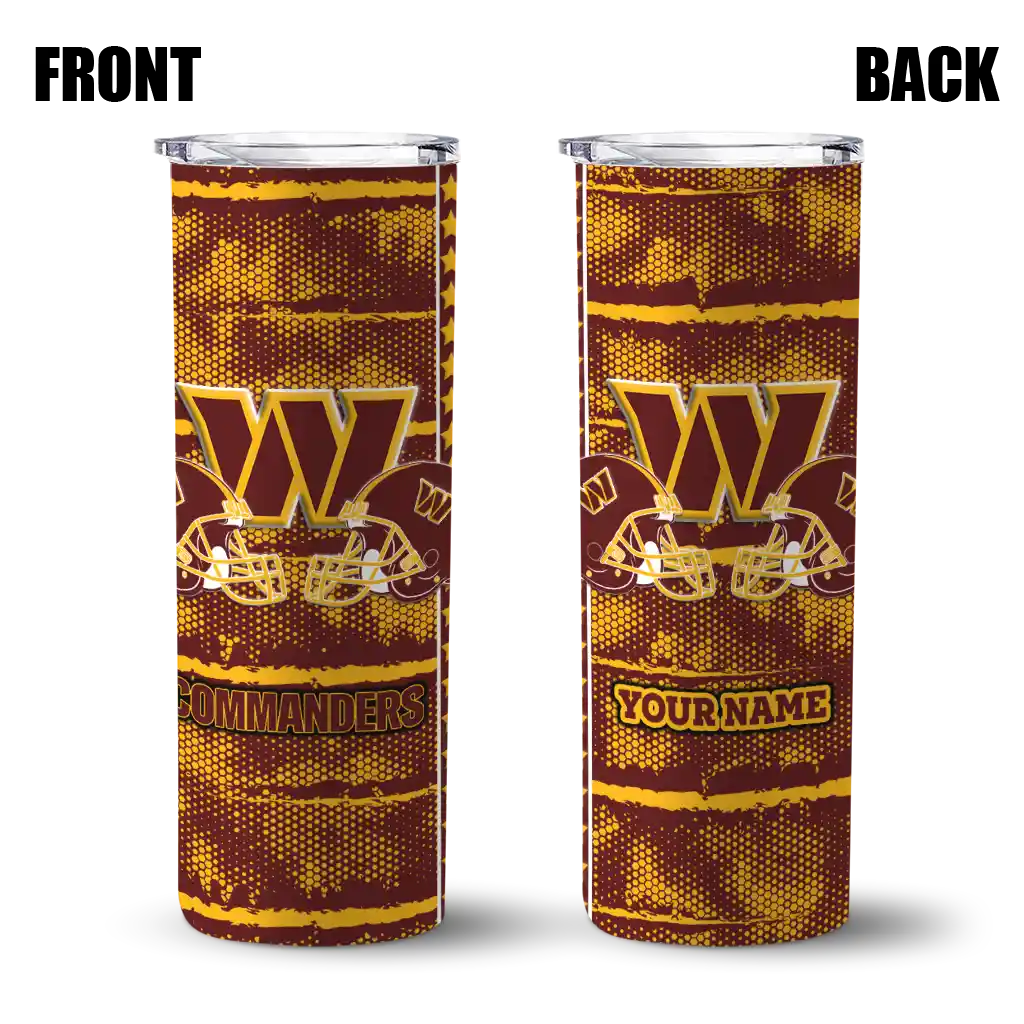 personalized-washington-commanders-chevron-patch-burgundy-skinny-tumbler-fashion-forward.webp