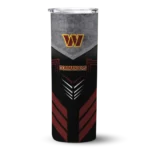 personalized-washington-commanders-hexagon-honeycomb-burgundy-black-skinny-tumbler-best-selling.webp