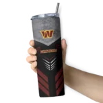 personalized-washington-commanders-hexagon-honeycomb-burgundy-black-skinny-tumbler-best-selling.webp