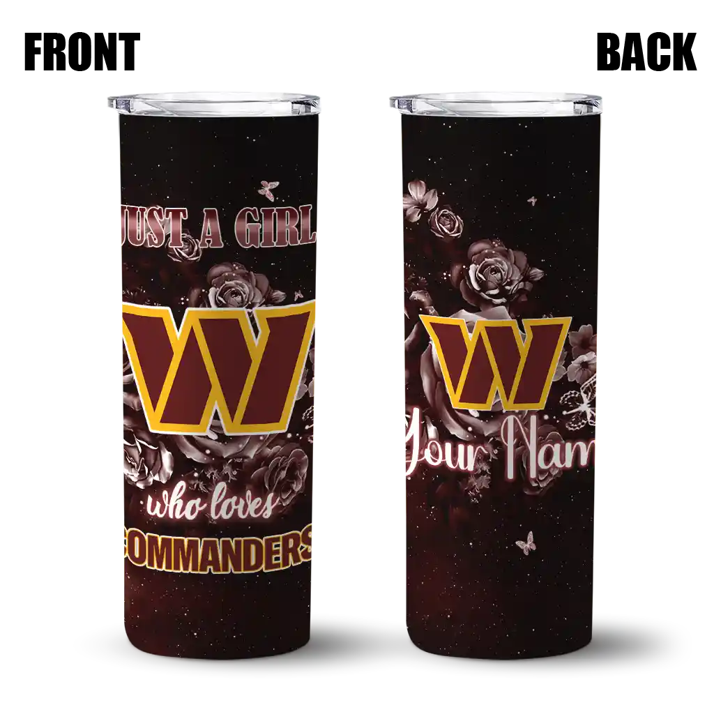 personalized-washington-commanders-rose-romance-burgundy-black-skinny-tumbler-fashion-forward.webp