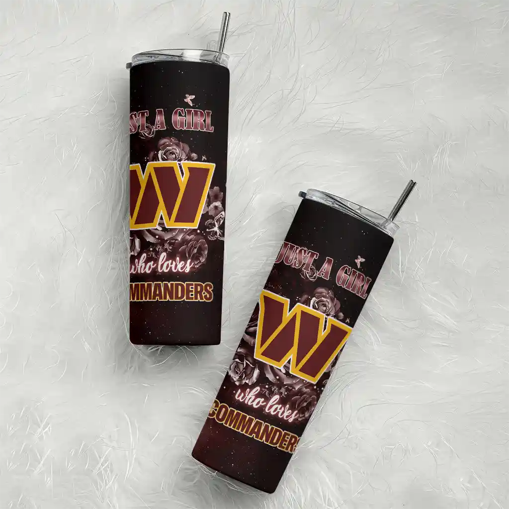 personalized-washington-commanders-rose-romance-burgundy-black-skinny-tumbler-top-rated.webp