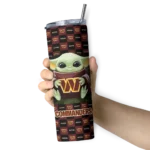 personalized-washington-commanders-yoda-cozy-burgundy-black-skinny-tumbler-best-selling.webp