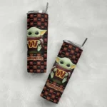 personalized-washington-commanders-yoda-cozy-burgundy-black-skinny-tumbler-best-selling.webp