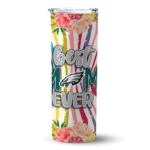 philadelphia-eagles-flower-cluster-skinny-tumbler-best-selling.webp