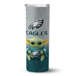 philadelphia-eagles-yoda-smile-green-skinny-tumbler-best-selling.webp