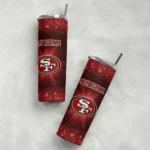 san-francisco-49ers-radiant-glitter-red-skinny-tumbler-best-selling.webp