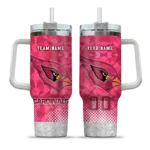 custom arizona cardinals geometric prism red curved tumbler best selling.webp