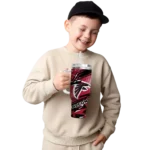 custom atlanta falcons abstract paths red curved tumbler best selling.webp