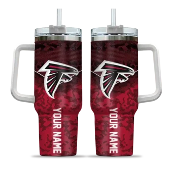 custom atlanta falcons chevron stripe red curved tumbler best selling.webp