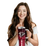 custom atlanta falcons chevron stripe red curved tumbler best selling.webp