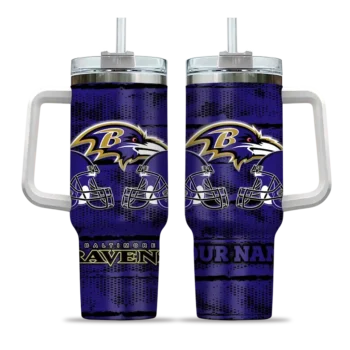 custom baltimore ravens honey streaks purple curved tumbler best selling.webp