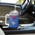 custom buffalo bills heart helmet motif blue curved tumbler best selling.webp
