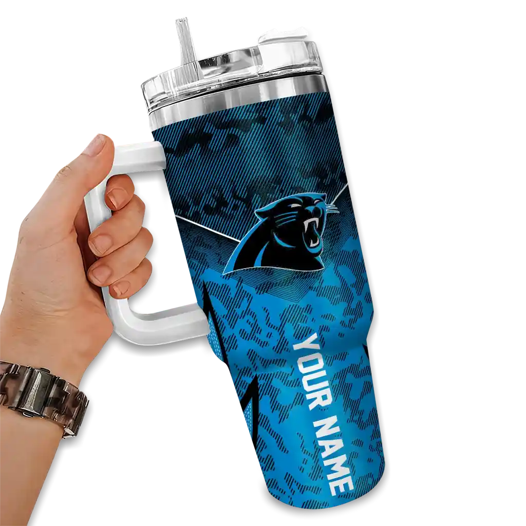 custom carolina panthers chevron stripe blue curved tumbler fashion forward.webp custom carolina panthers chevron stripe blue curved tumbler fashion forward.webp