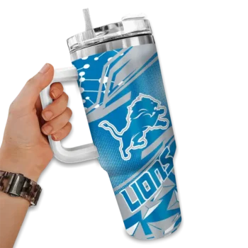 custom detroit lions abstract paths blue curved tumbler fashion forward.webp
