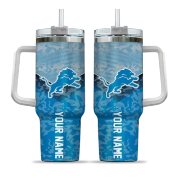 custom detroit lions chevron stripe blue curved tumbler best selling.webp