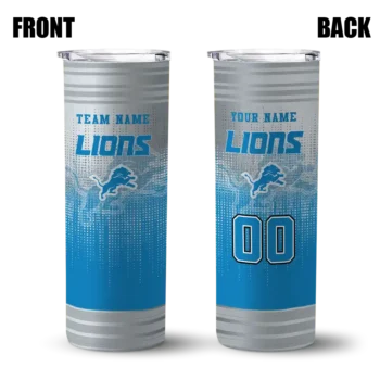 custom detroit lions swirl texture blue skinny tumbler fashion forward.webp