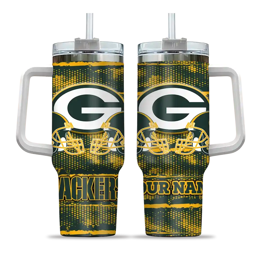 custom green bay packers honey streaks green curved tumbler best selling.webp custom green bay packers honey streaks green curved tumbler best selling.webp
